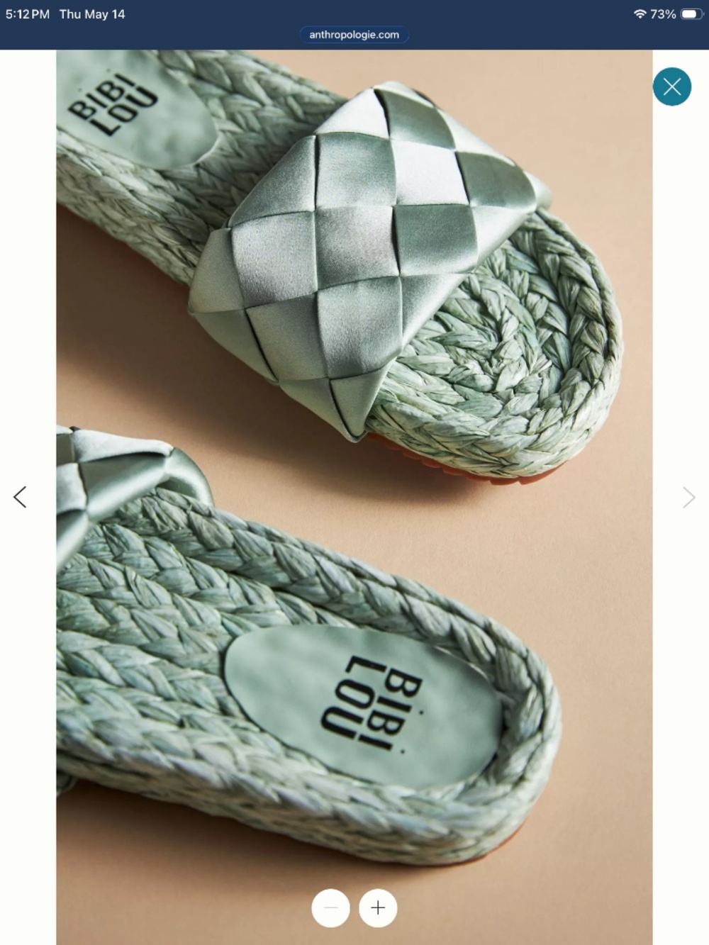 Bibi Lou Satin Slide Sandals